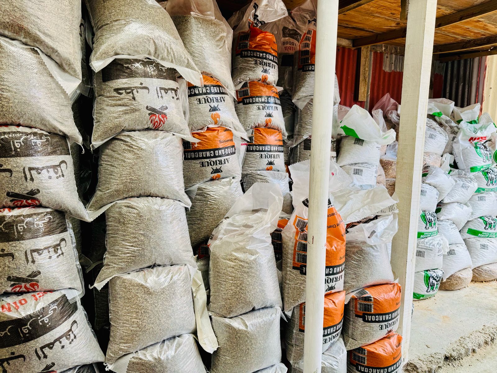 Gas cylinders at Kismet
